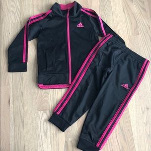3T girls Adidas track suit